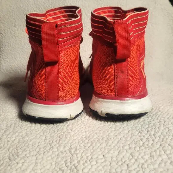 Nike Free Tain Virtue Mid-Top Trainers University Red Men's Hype - Size 7.5 - Picture 8 of 9